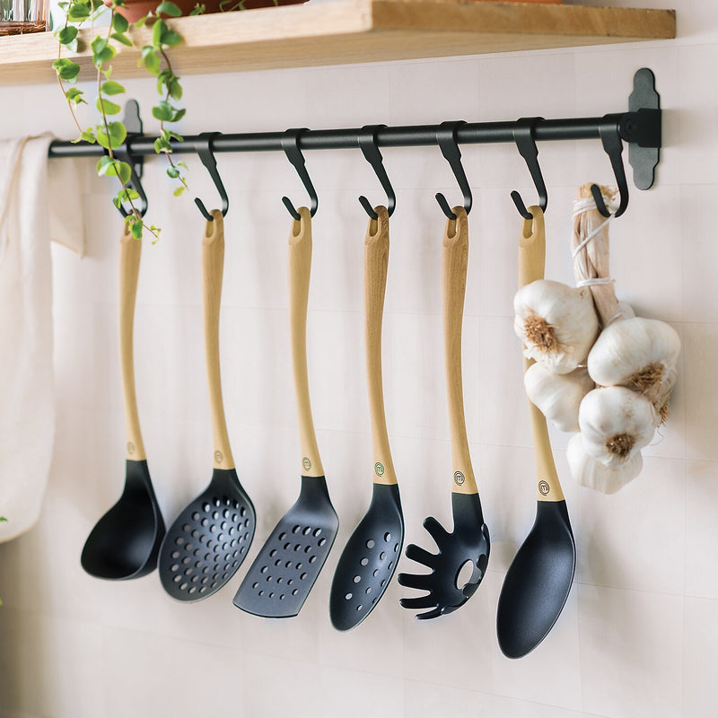 MasterChef VRD259102052 Plastic Utensil Set with Ergonomic Soft-Touch Handles, 6-Piece