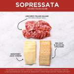 Creminelli Sopressata, Monterey Jack Cheese, Crackers, 0.5, 4/Pack (220-02085)