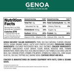Creminelli Genoa, Provolone Cheese, Crackers, 0.5, 4/Pack (220-02086)