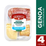Creminelli Genoa, Provolone Cheese, Crackers, 0.5, 4/Pack (220-02086)