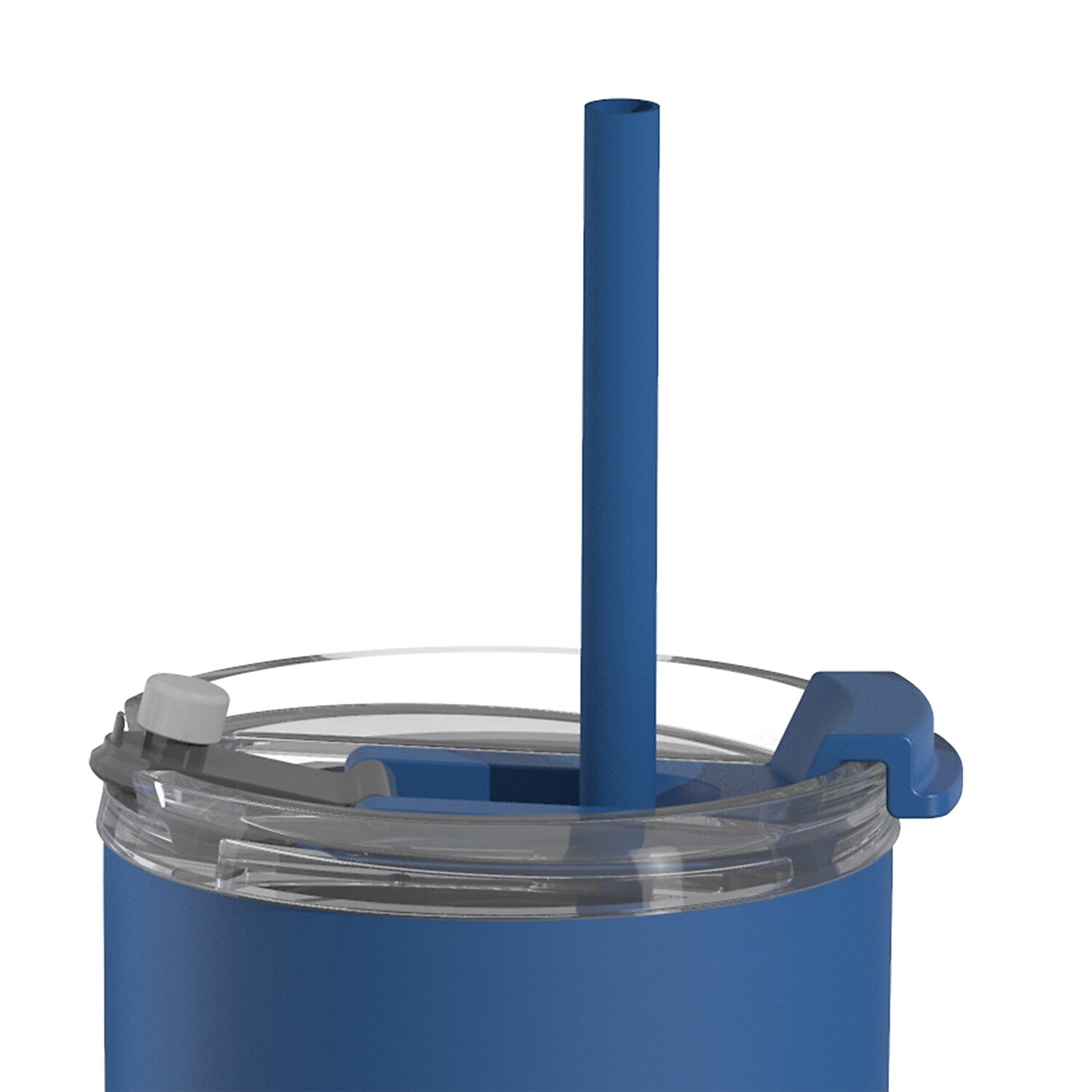 ASOBU 20-Ounce Aquilina Double-Wall-Insulated Stainless Steel Tumbler with Straw, Blue (NA-BF23B)