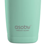 ASOBU 20-Ounce Aquilina Double-Wall-Insulated Stainless Steel Tumbler with Straw, Mint Green (NA-BF23MINT)