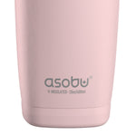 ASOBU 20-Ounce Aquilina Double-Wall-Insulated Stainless Steel Tumbler with Straw, Pink (NA-BF23P)