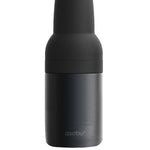 ASOBU Frosty Beer 2 Go Vacuum-Insulated Stainless Steel Can and Bottle Holder, Black (NA-FC2GBK)