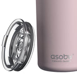 ASOBU Stainless Steel Double Wall Insulated Travel Mug, 20 oz., Pink (ADNANASM90P)