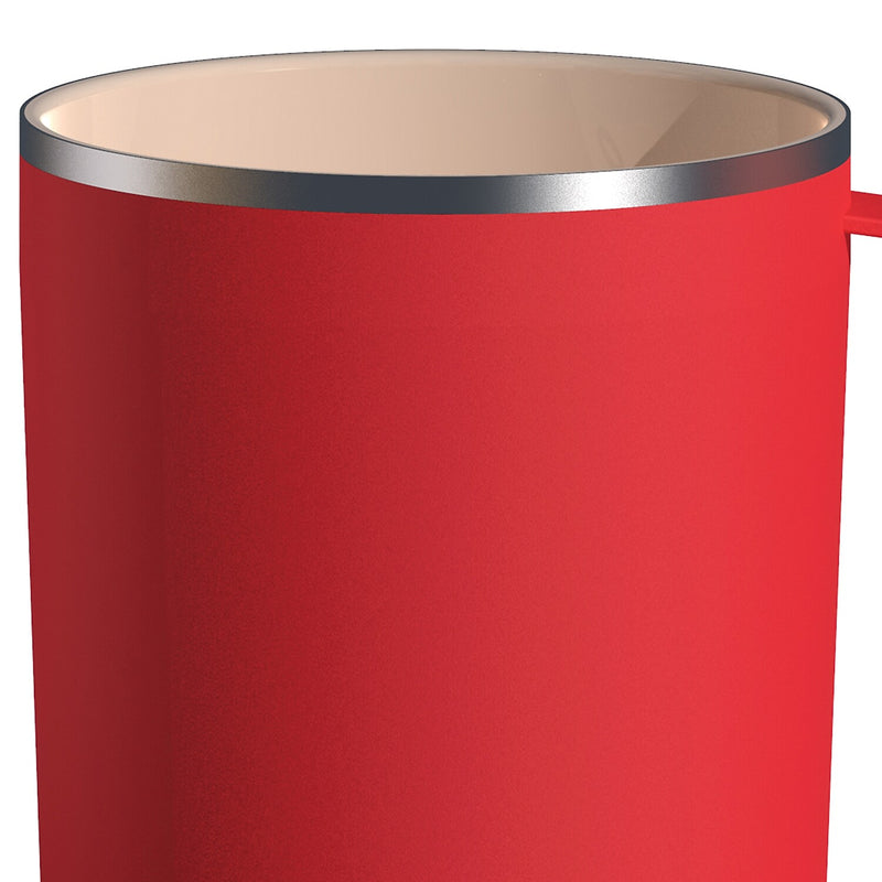 ASOBU Stainless Steel Double Wall Insulated Travel Mug, 20 oz., Red (ADNANASM90R)