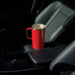 ASOBU Stainless Steel Double Wall Insulated Travel Mug, 20 oz., Red (ADNANASM90R)