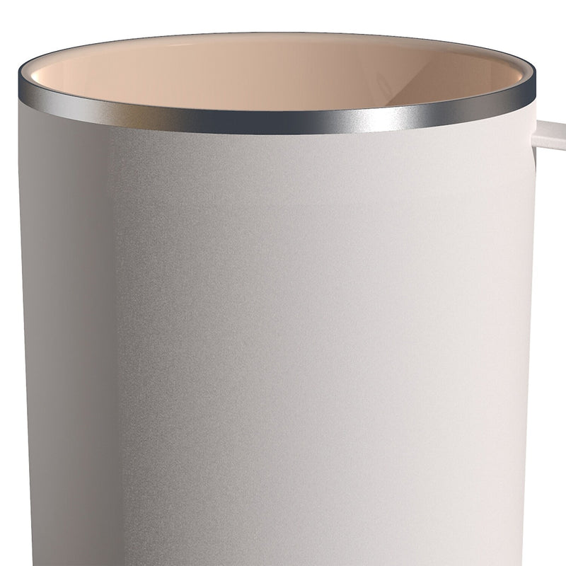 ASOBU Stainless Steel Double Wall Insulated Travel Mug, 20 oz., White (ADNANASM90W)