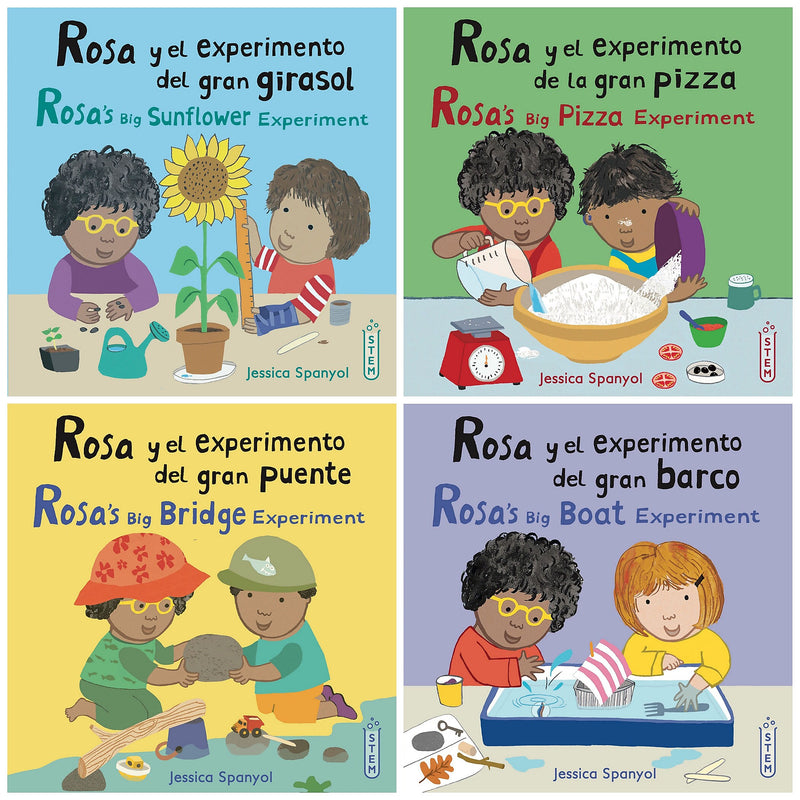 Child's Play Rosa's Workshop/El Taller De Rosa Books, Set of 4 (CPYCPRW)