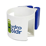 The Pencil Grip Hydro Holdr Clip-On Bottle Holder, White/Blue, 6/Pack (TPG82006)