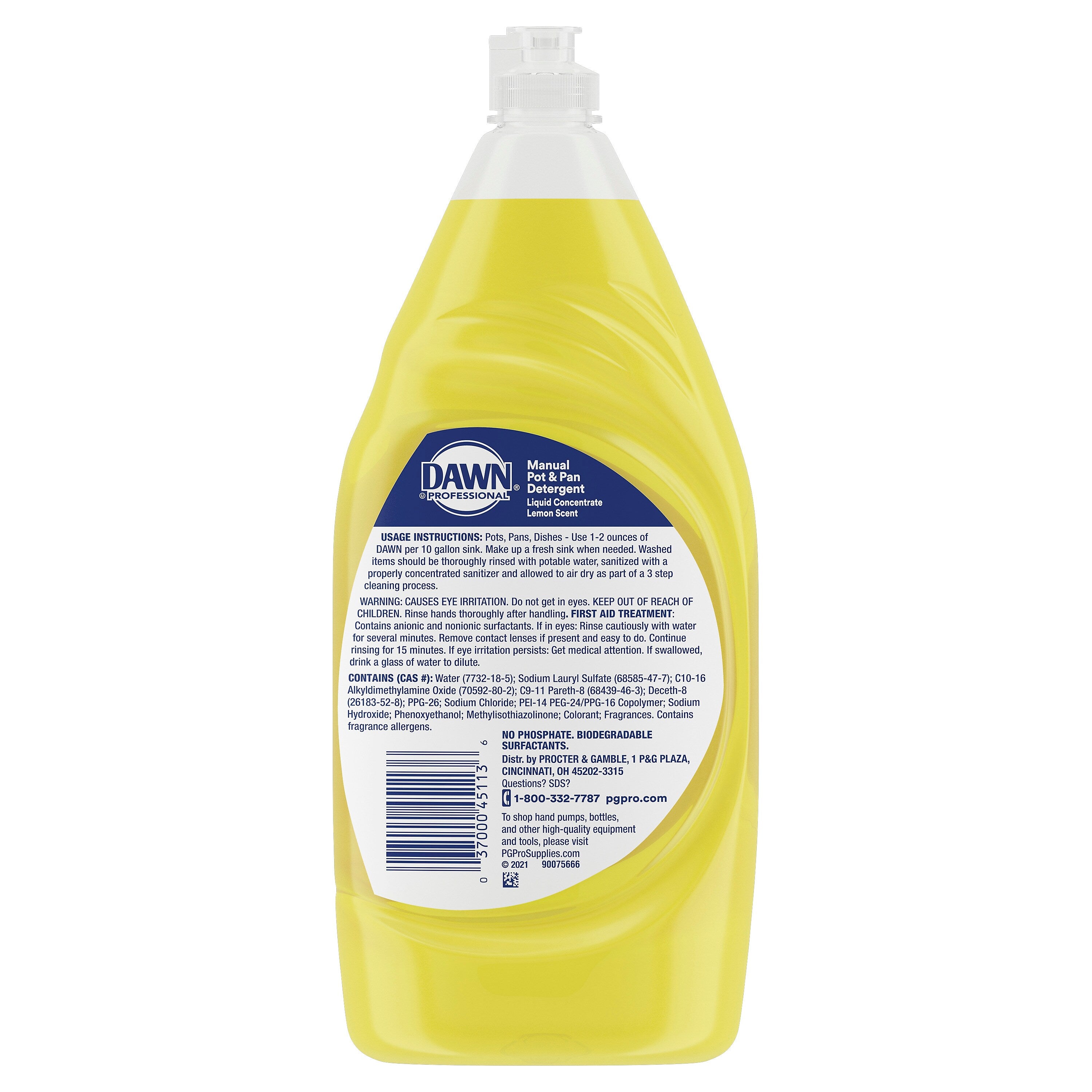 Dawn Liquid Dish Soap, Lemon, 38 oz. (PGC45113EA)