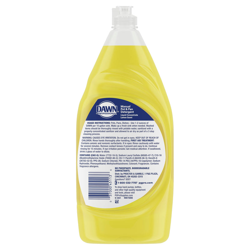 Dawn Liquid Dish Soap, Lemon, 38 oz. (PGC45113EA)