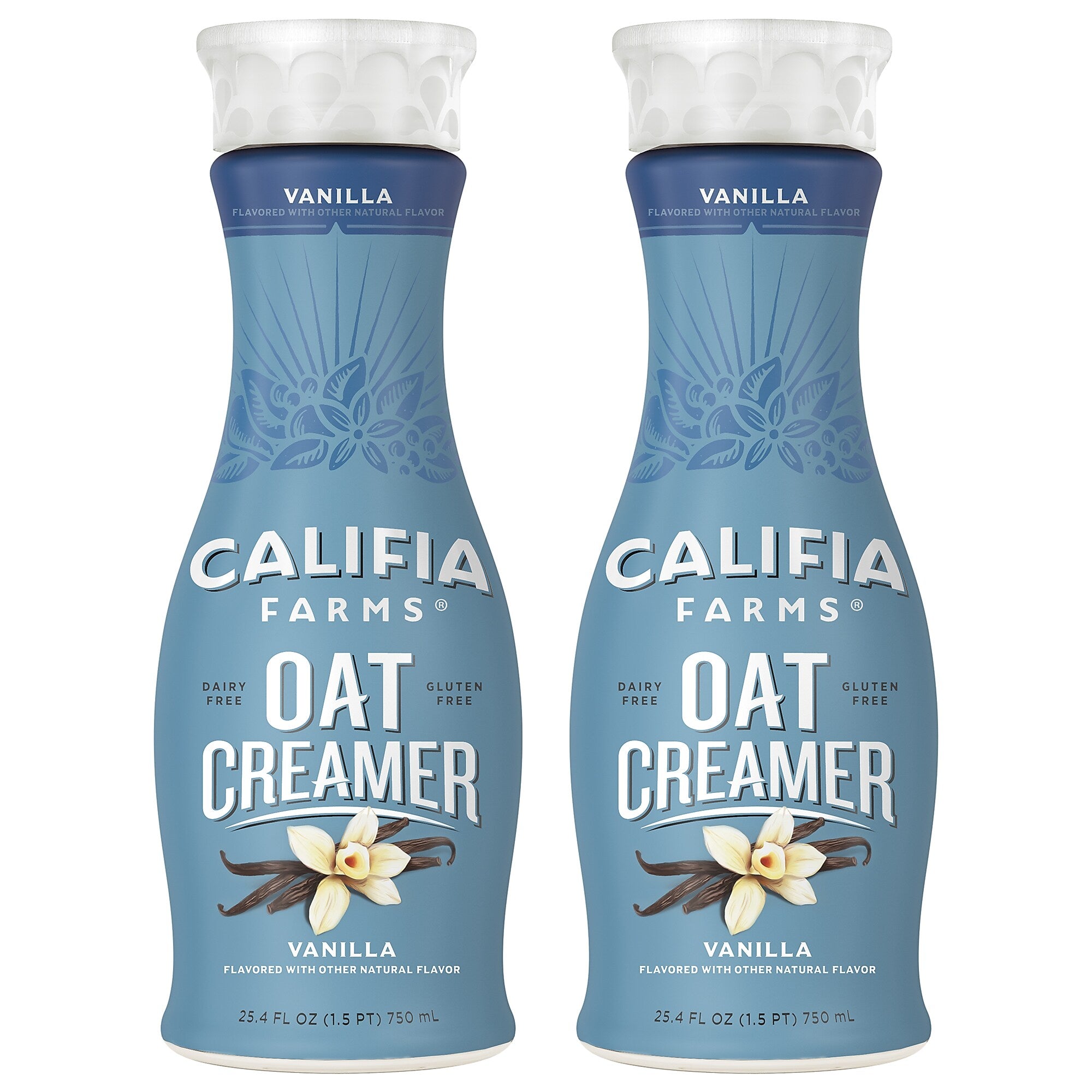Califia Farms Vanilla Oat Milk Liquid Creamer, 25.4 oz., 2/Pack (600-00278)