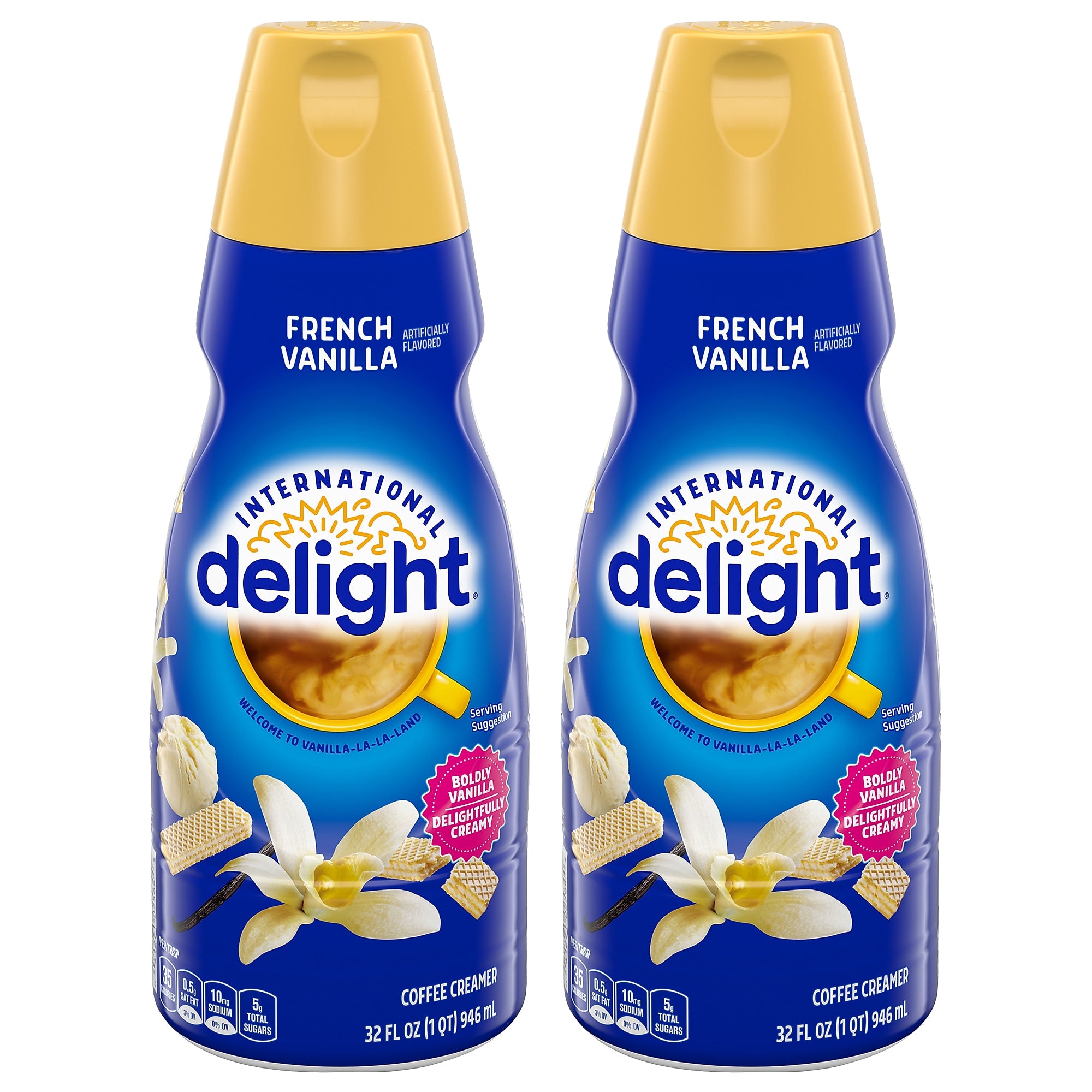 International Delight French Vanilla Coffee Creamer 32 oz., 2/Pack (600-00279)