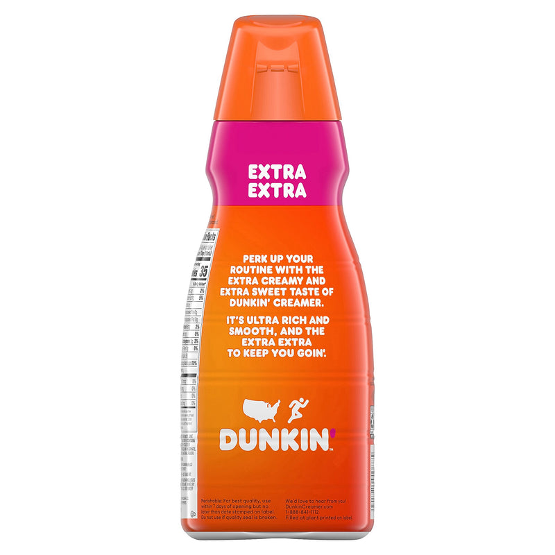 Dunkin' Original Liquid Coffee Creamer, 32 oz., 2/Pack (600-00280)