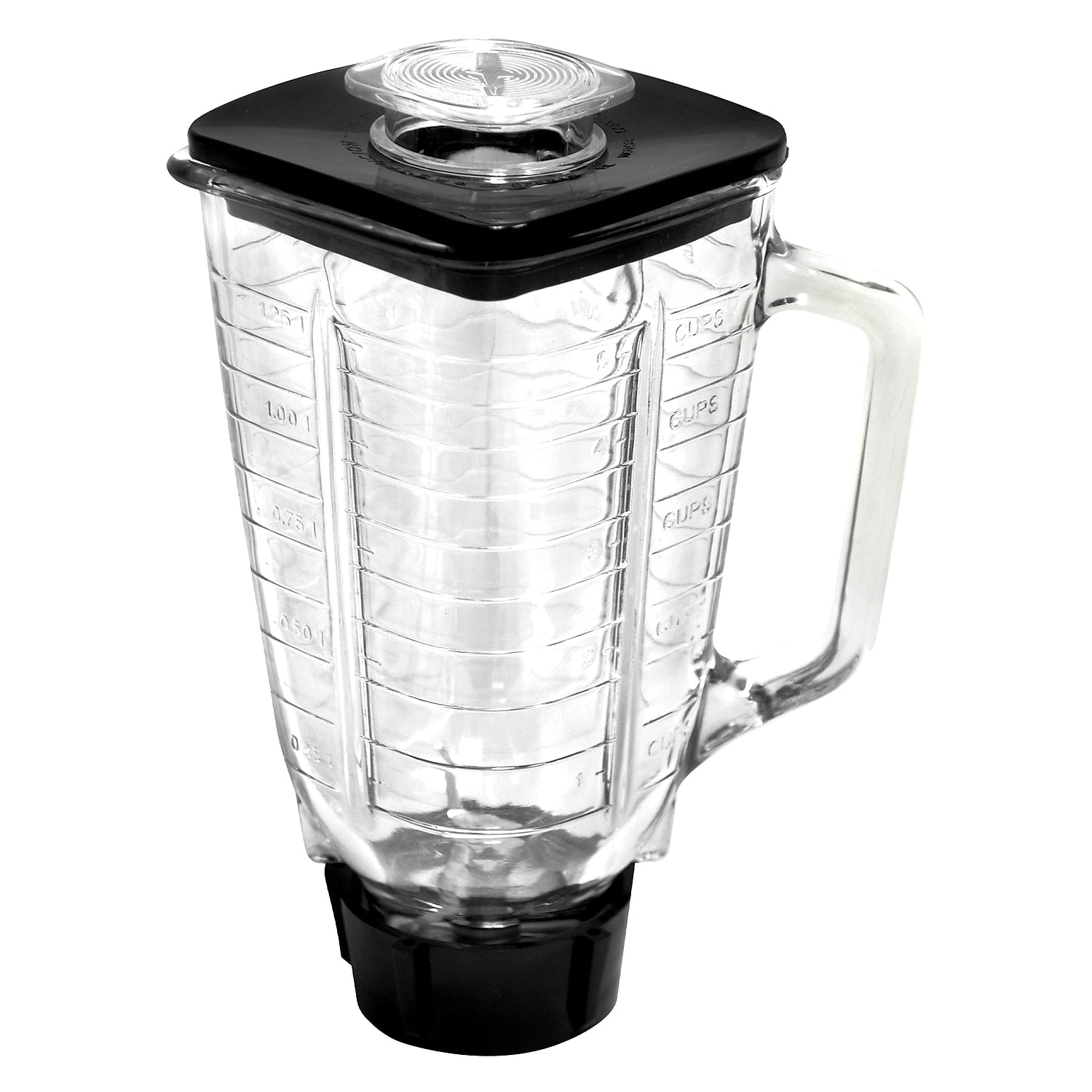Brentwood 42-Oz. Blender Glass Jar Replacement, Black (P-OST722)