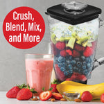 Brentwood 42-Oz. Blender Glass Jar Replacement, Black (P-OST722)