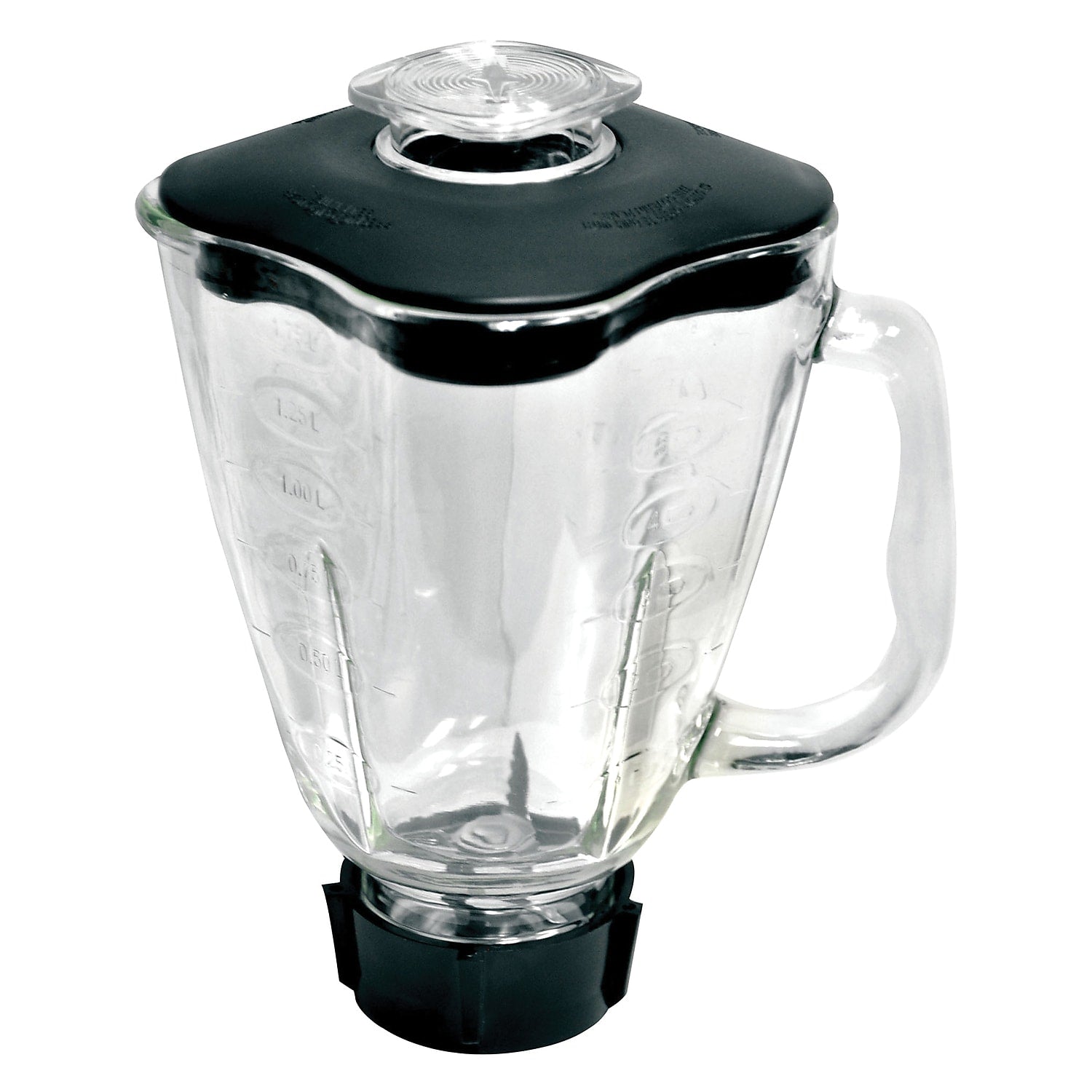 Brentwood 60-Oz. Blender Glass Jar Replacement, Black (P-OST723)