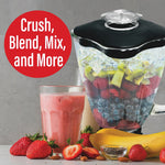 Brentwood 60-Oz. Blender Glass Jar Replacement, Black (P-OST723)