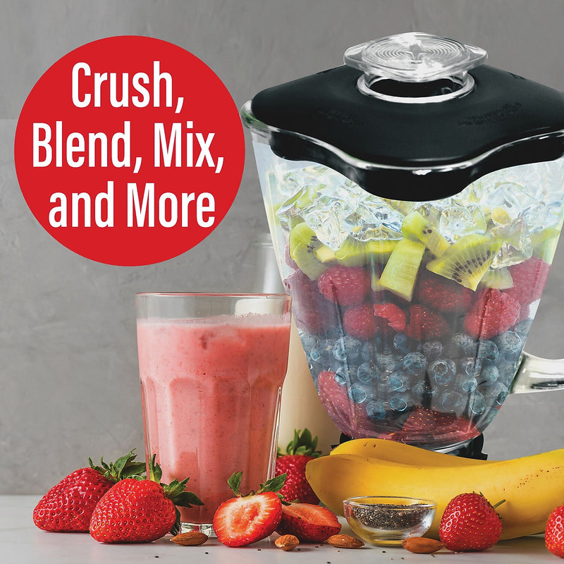 Brentwood 60-Oz. Blender Glass Jar Replacement, Black (P-OST723)
