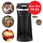 Brentwood Single-Serve Coffee Maker, Black (TS-1101BK)