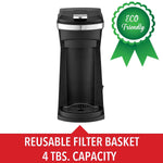 Brentwood Single-Serve Coffee Maker, Black (TS-1101BK)