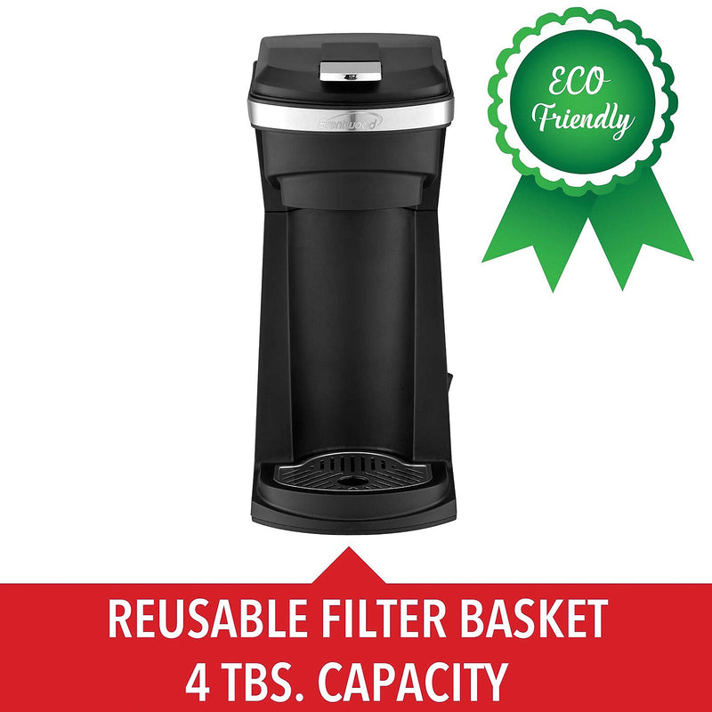 Brentwood Single-Serve Coffee Maker, Black (TS-1101BK)