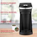 Brentwood Single-Serve Coffee Maker, Black (TS-1101BK)