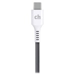 cellhelmet Charge and Sync USB-C to USB-C Round Cable, 10' (CABLE-C-C-10-R-G)