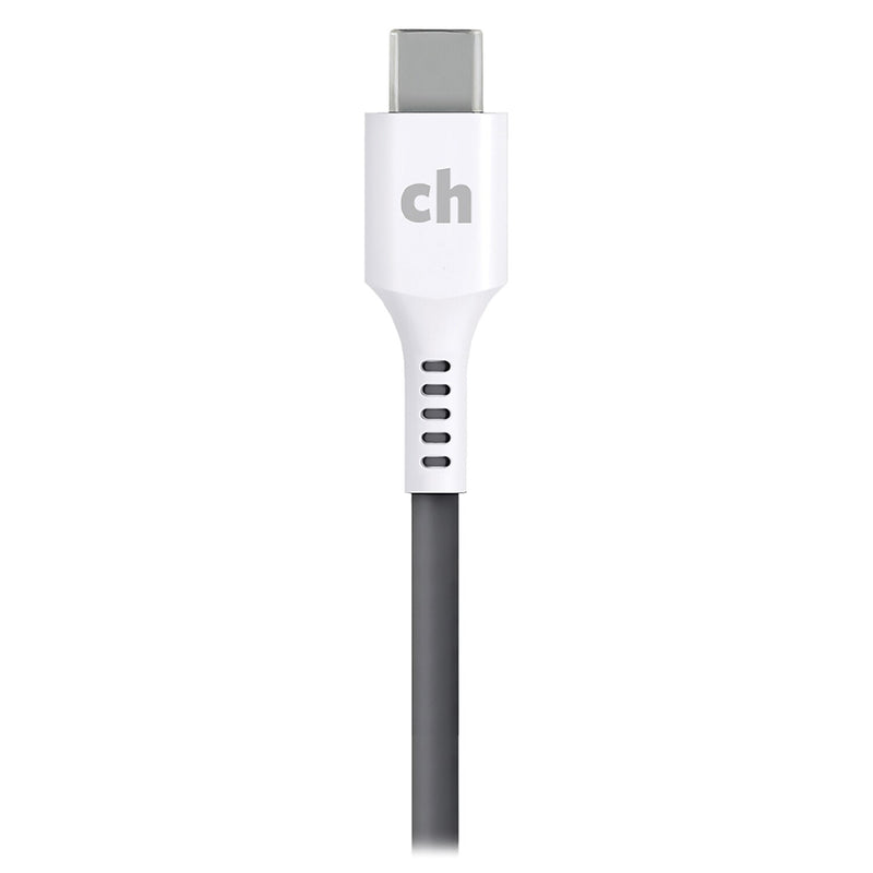 cellhelmet Charge and Sync USB-C to USB-C Round Cable, 10' (CABLE-C-C-10-R-G)