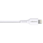 cellhelmet Charge and Sync USB-A to Lightning Round Cable, 3' (CABLE-LIGHT-A-3-R-W)