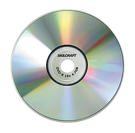 AbilityOne 7045015155375, CD-R Recordable Disc, 700MB/80min, 52x, Spindle, 100/PK (NSN5155375)