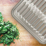 Range Kleen 2-Piece Heavy-Duty Porcelain and Chrome-Plated 16-In. x 12.75-In. Full Size Broiler Pan (BP100)