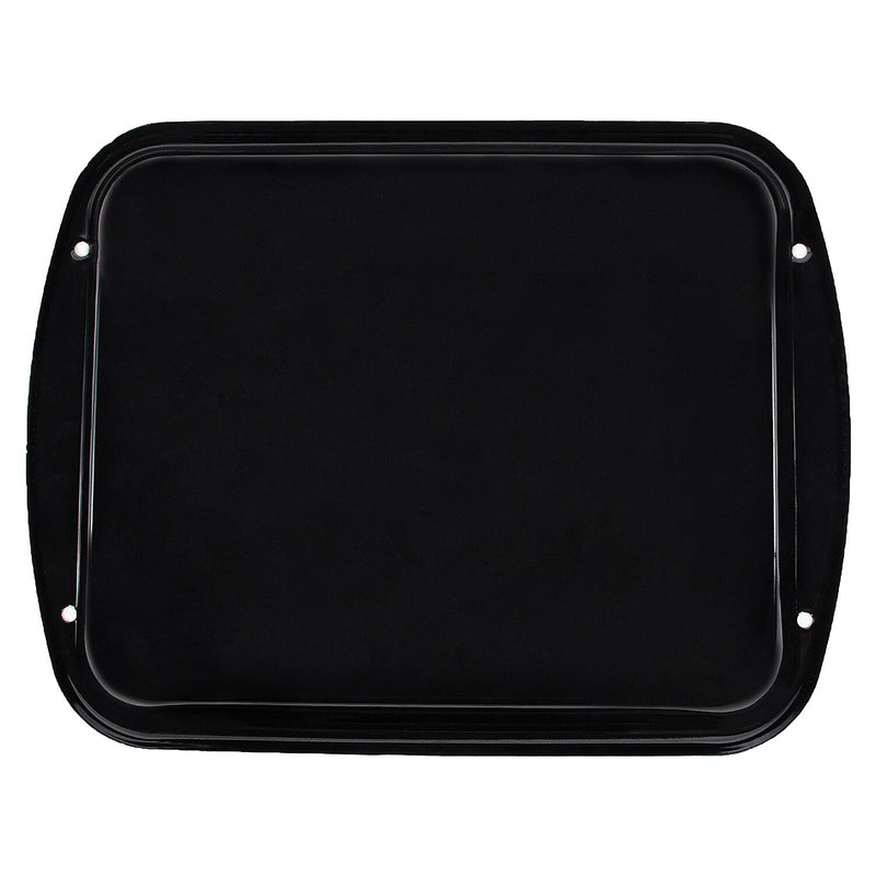 Certified Appliance Accessories Heavy-Duty Porcelain 16-In. x 12.75-In. Broiler Pan & Grill Set Black (50016)