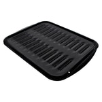 Certified Appliance Accessories Heavy-Duty Porcelain 16-In. x 12.75-In. Broiler Pan & Grill Set Black (50016)
