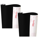 Kittrich Con-Tact Creative Covering Adhesive Covering, 18" x 16', Black, 2 Rolls/Bundle (KIT16FC9A93206-2)