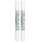 Con-Tact Creative Covering™ Adhesive Covering, 18" x 16' per roll, White, 2 Rolls (KIT16FC9A95206-2)