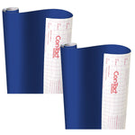 Con-Tact Creative Covering™ Adhesive Covering, 18" x 16' Per Roll, Royal Blue, 2 Rolls (KIT16FC9AH1206-2)
