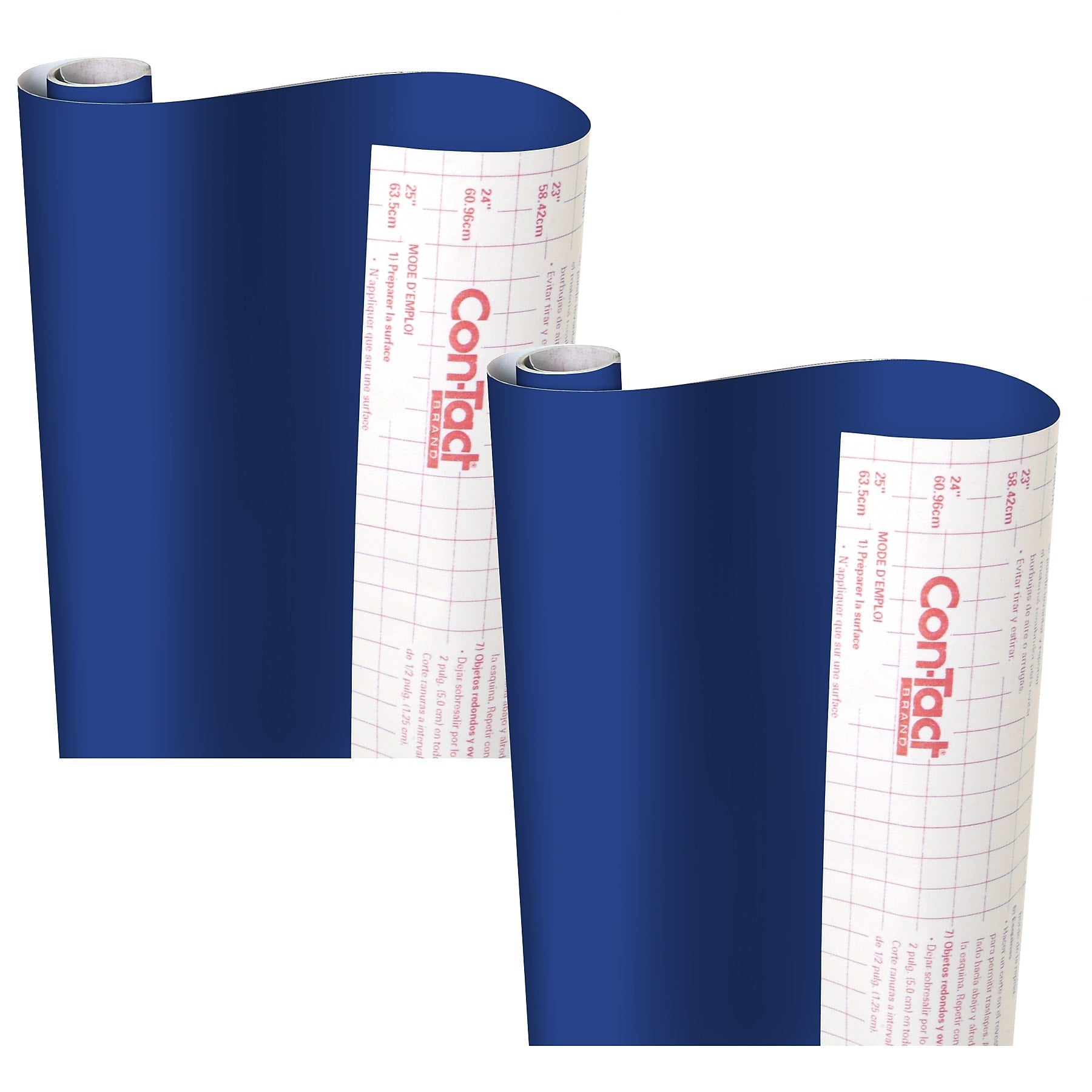 Con-Tact Creative Covering™ Adhesive Covering, 18" x 16' Per Roll, Royal Blue, 2 Rolls (KIT16FC9AH1206-2)