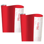 Con-Tact Creative Covering™ Adhesive Covering, 18" x 16', Red, 2 Rolls (KIT16FC9AH3206-2)