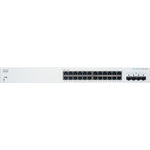 Cisco 220 24-Port Gigabit Ethernet Managed Switch, Silver (CBS22024T4GNA)