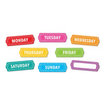 Ashley Productions Magnetic Die-Cut Timesavers & Labels, Days of the Week, Chalk Loops, 8 Per Pack, 3 Packs