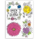 Creative Teaching Press Bright Blooms Blooming Minds Bulletin Board Set, 20/Set (CTP10690)