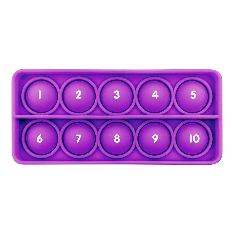 Junior Learning Ten Frames Pop and Learn Bubble Boards, 4/Pack (JRL673)