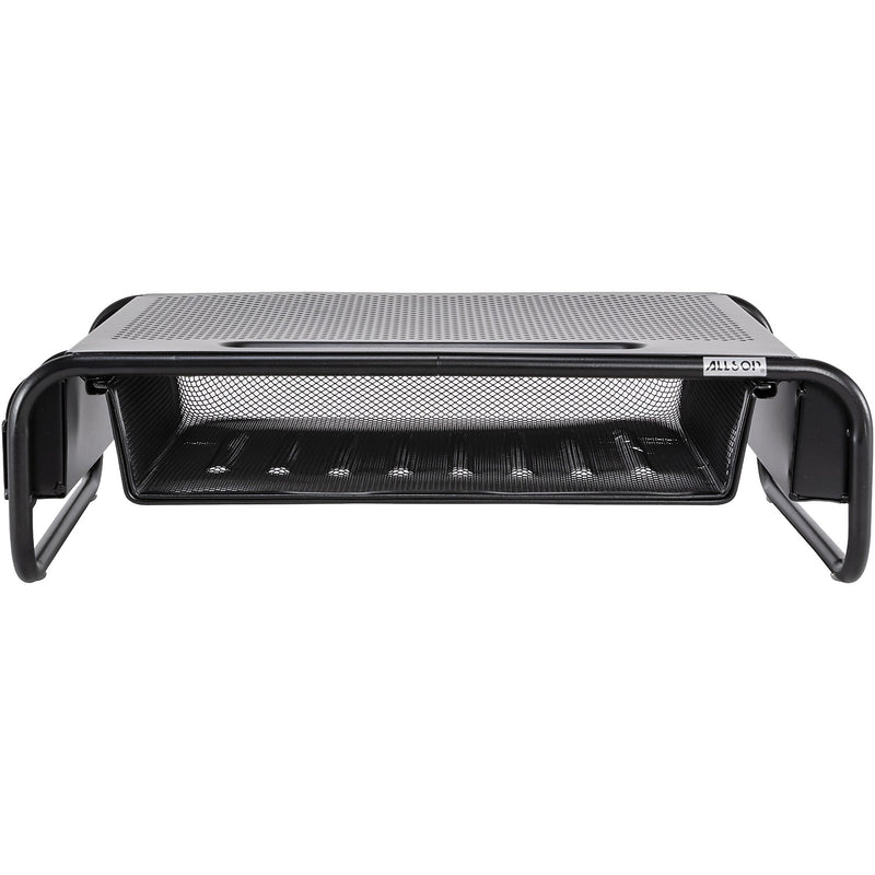 Allsop Metal Art 5 Organizer Monitor Stand, Up to 32" Monitor, Black (32166)