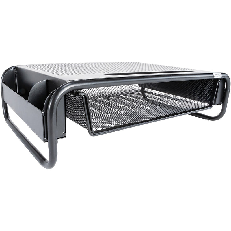 Allsop Metal Art 5 Organizer Monitor Stand, Up to 32" Monitor, Black (32166)