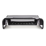 Allsop Metal Art 5 Organizer Monitor Stand, Up to 32" Monitor, Black (32166)