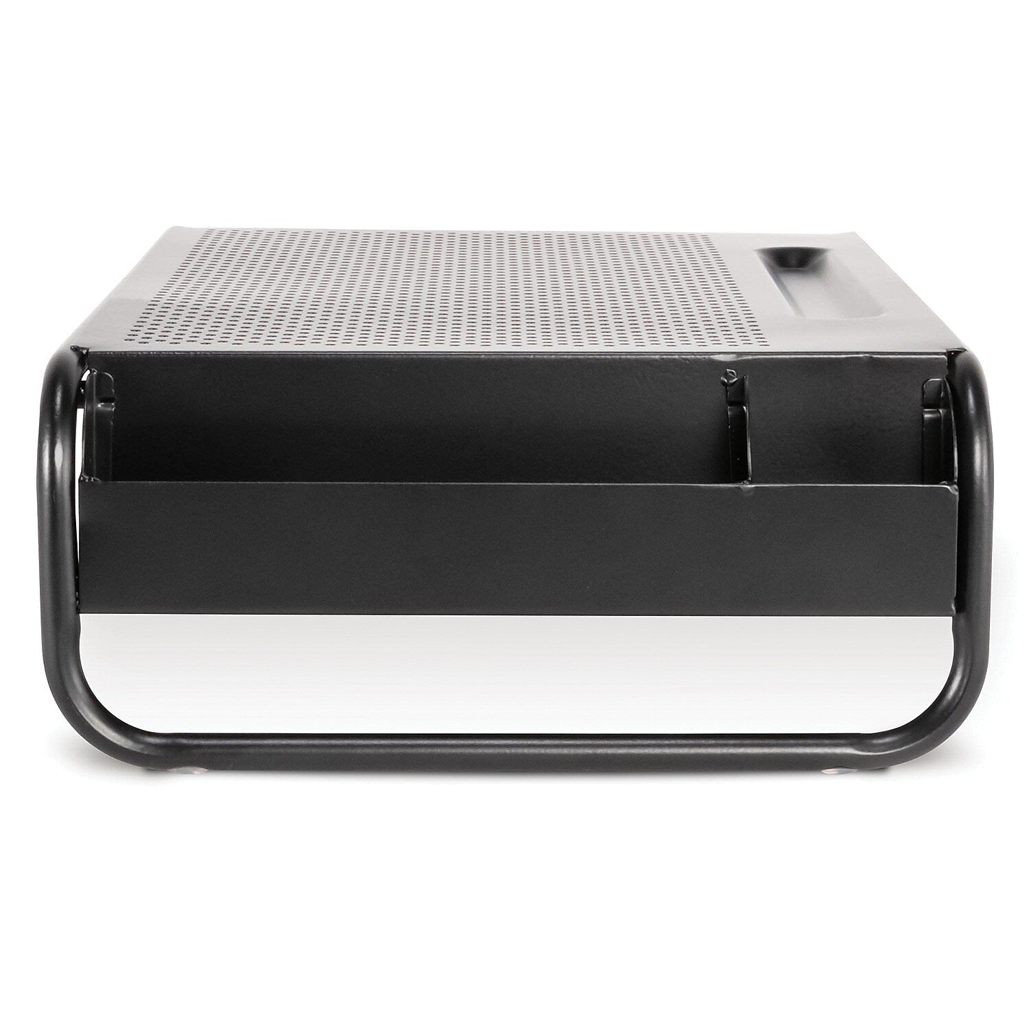 Allsop Metal Art 5 Organizer Monitor Stand, Up to 32" Monitor, Black (32166)