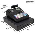 Nadex Coins CR360 NWHNXTE1376 Cash Register, Black
