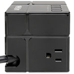Tripp Lite Protect It! 3-Outlet 6-USB Port Power Cube Surge Protector, Black (TRPTLP366CUBEUS)